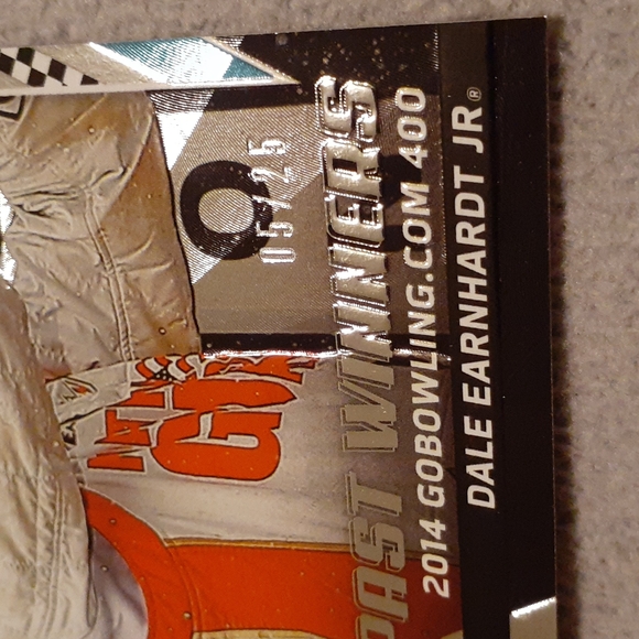 2018 Dale Earnhardt Jr. Victory Lane Blue SSP NASCAR Card Only 25 - Picture 3 of 3